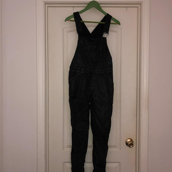 Calvin Klein Waxed Overalls in Black (XS/S) - Picture 5 of 6